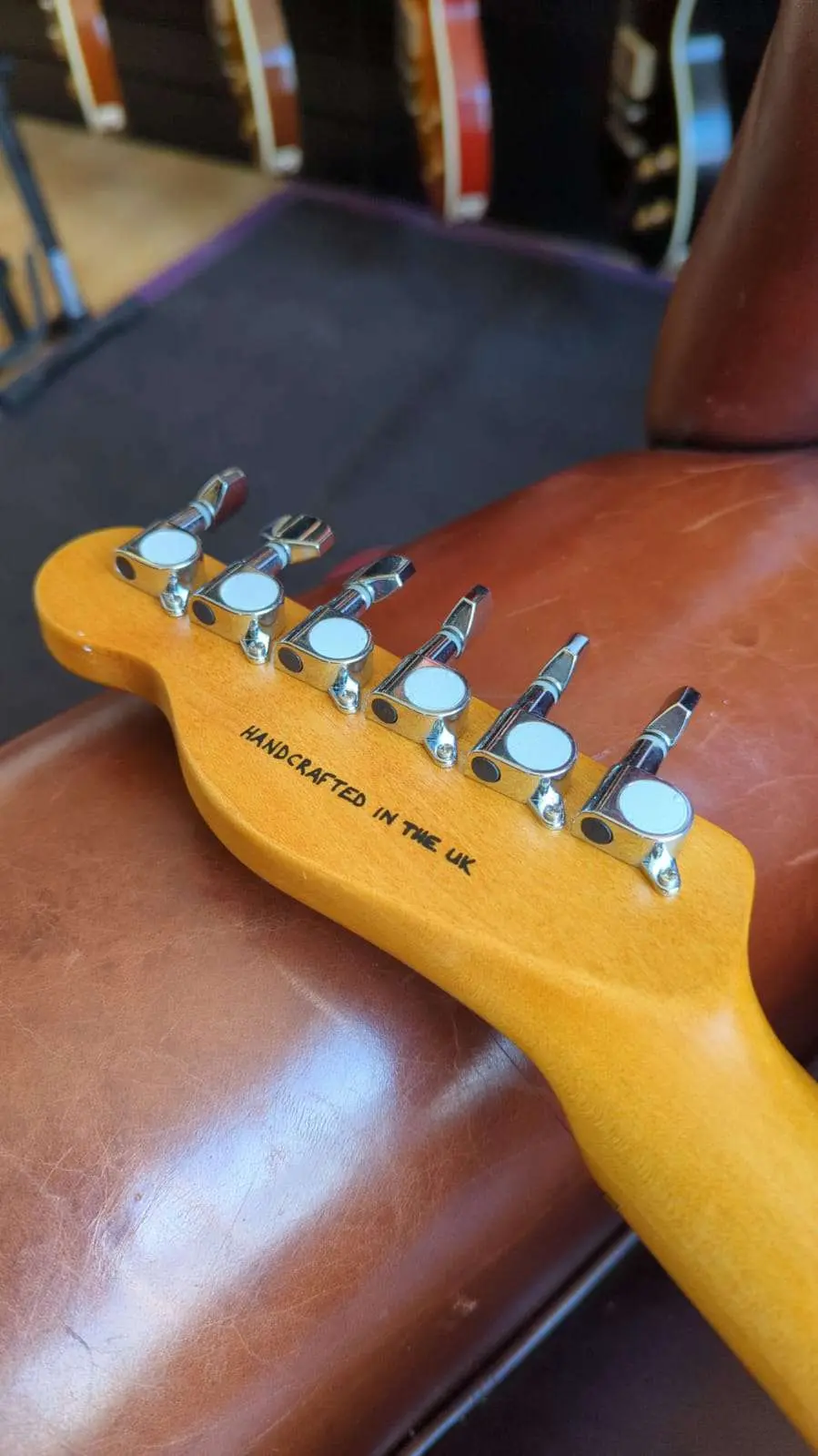 Gordon Smith Classic T Custom Pro Spec W'Trans Blonde Full Gloss Inc CTS / Switchcraft - Image 9