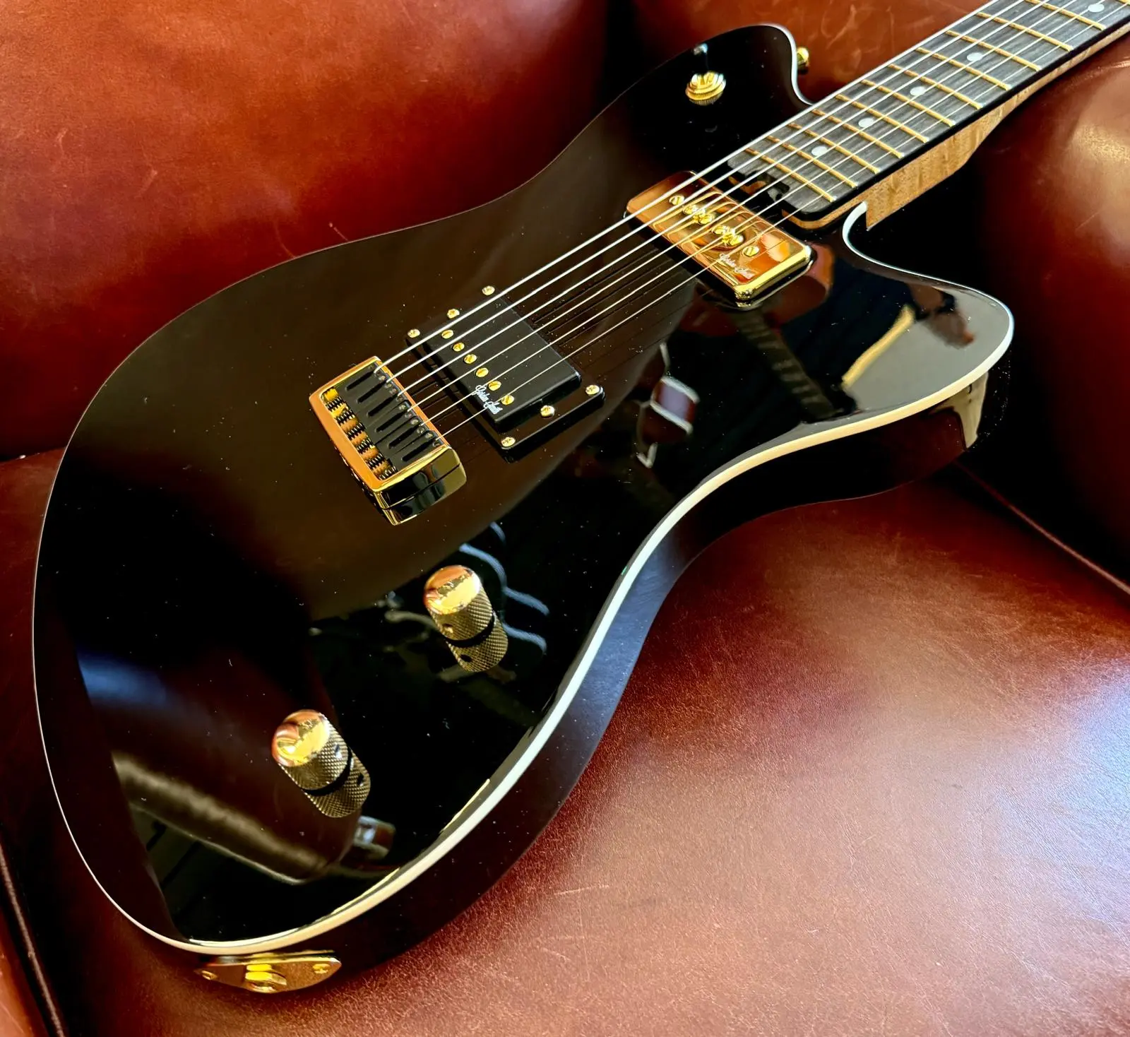 Gordon Smith Gatsby Deluxe - Jet Black - Image 9