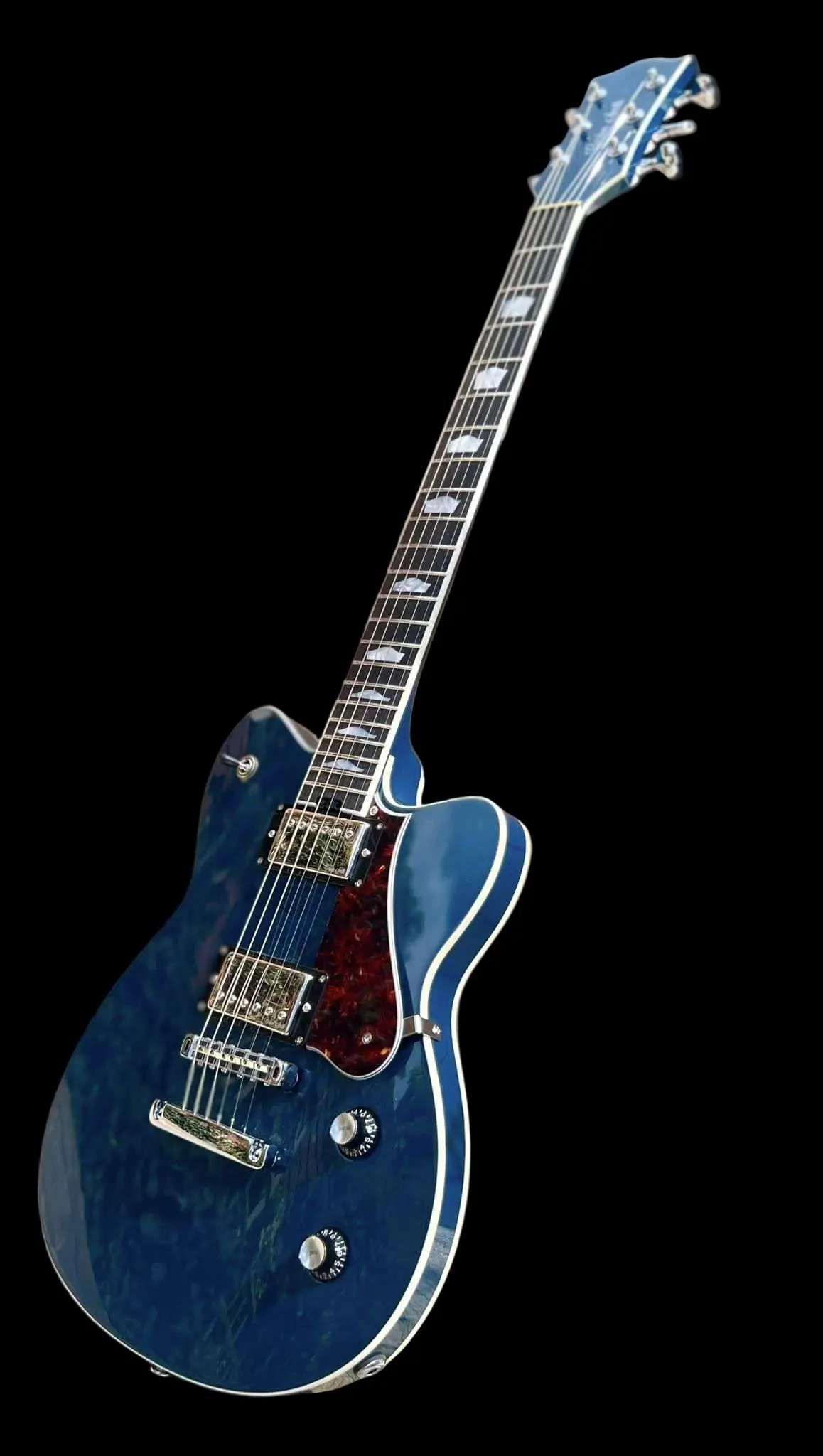 Gordon Smith Grande (Blue) Plus Hand Made Walsall Leather Guitar Strap (Worth £120) - Image 3