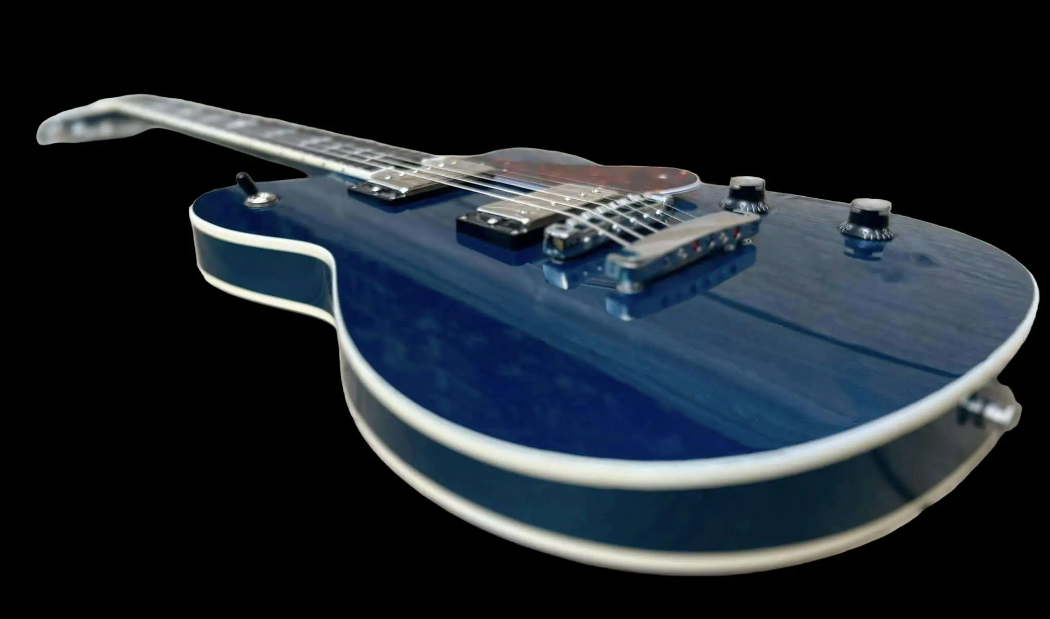 Gordon Smith Grande (Blue) Plus Hand Made Walsall Leather Guitar Strap (Worth £120) - Image 4