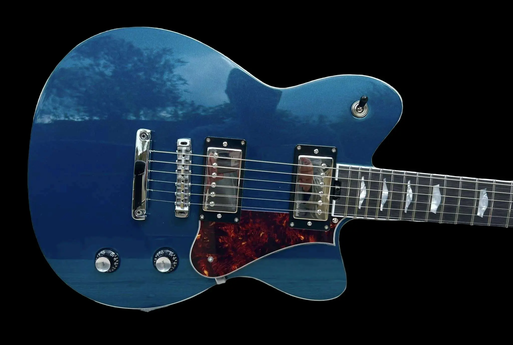 Gordon Smith Grande (Blue) Plus Hand Made Walsall Leather Guitar Strap (Worth £120) - Image 5