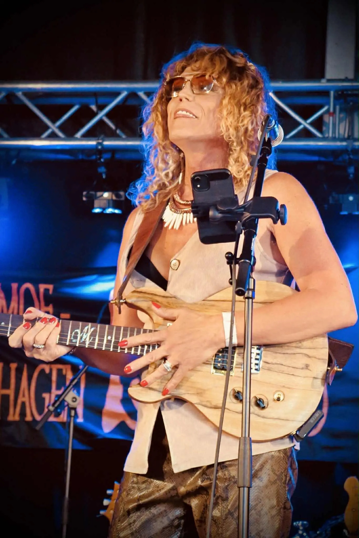 Gordon Smith Michelle Taylor Guitar Inc Hand Made Walsall Strap (As Used By Michelle Taylor) - Image 3