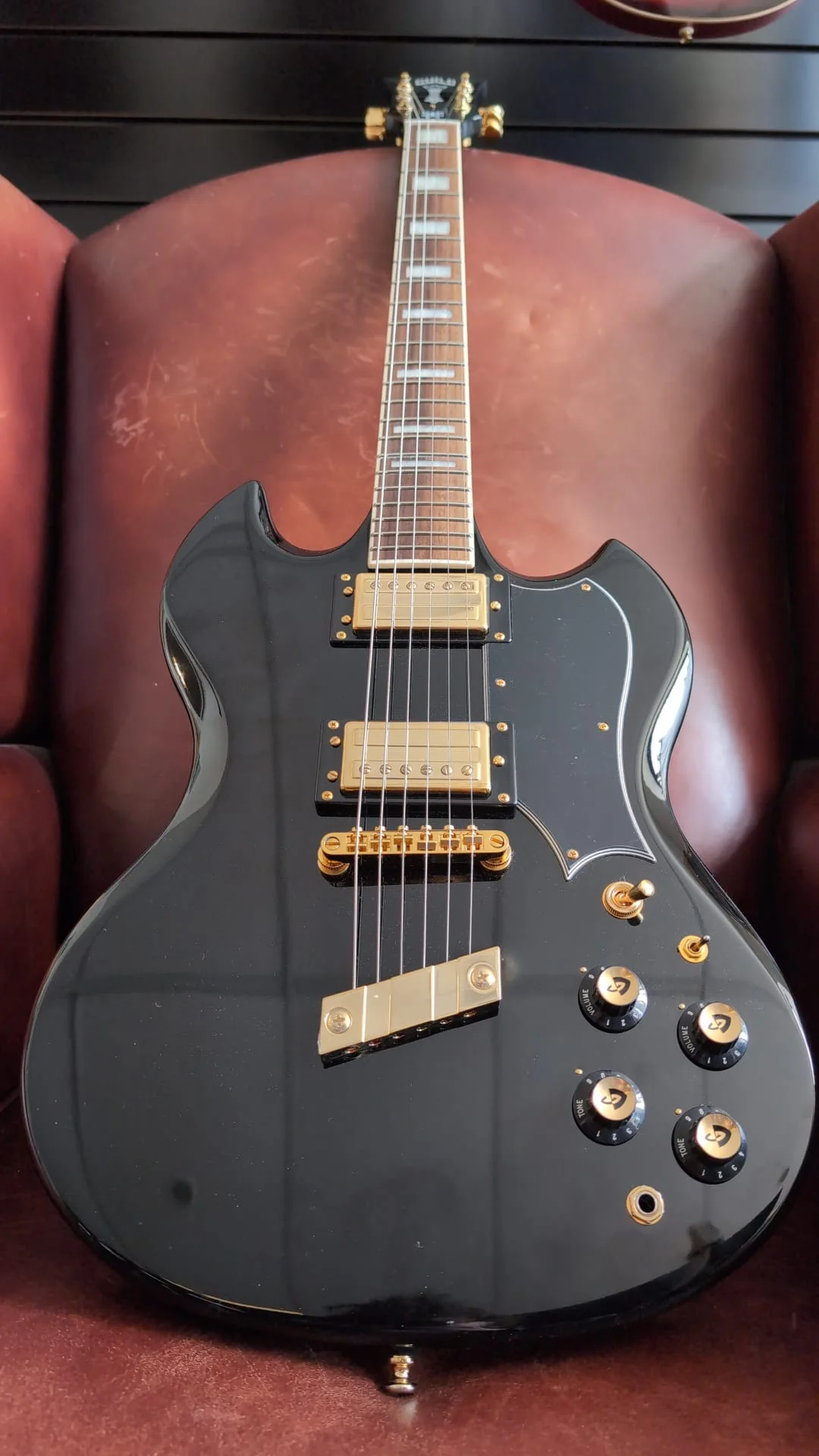 Guild Kim Thayil Signature POLARA - Black - (B-stock/Transit Damage) - Image 3