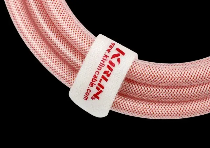 Kirlin IPW201 WEG-RD FABRIC GEL 20' STRAIGHT RED Guitar Cable - Image 3
