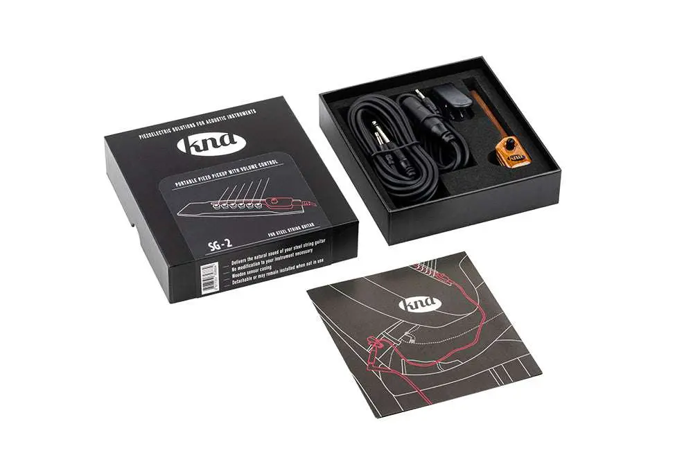 KNA SG2 SIMPLE Piezo Electro Acoustic Guitar Pickup System - NO DRILLING - NO BATTERIES - Image 6