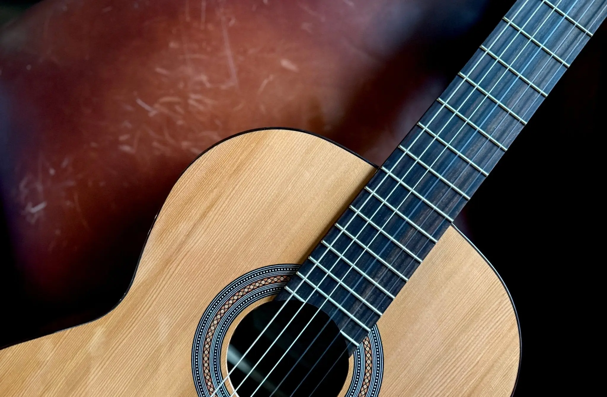 Kremona Fiesta F65C-T Solid Red Cedar, Indian Rosewood Veneer Nylon Strung Guitar - Image 11