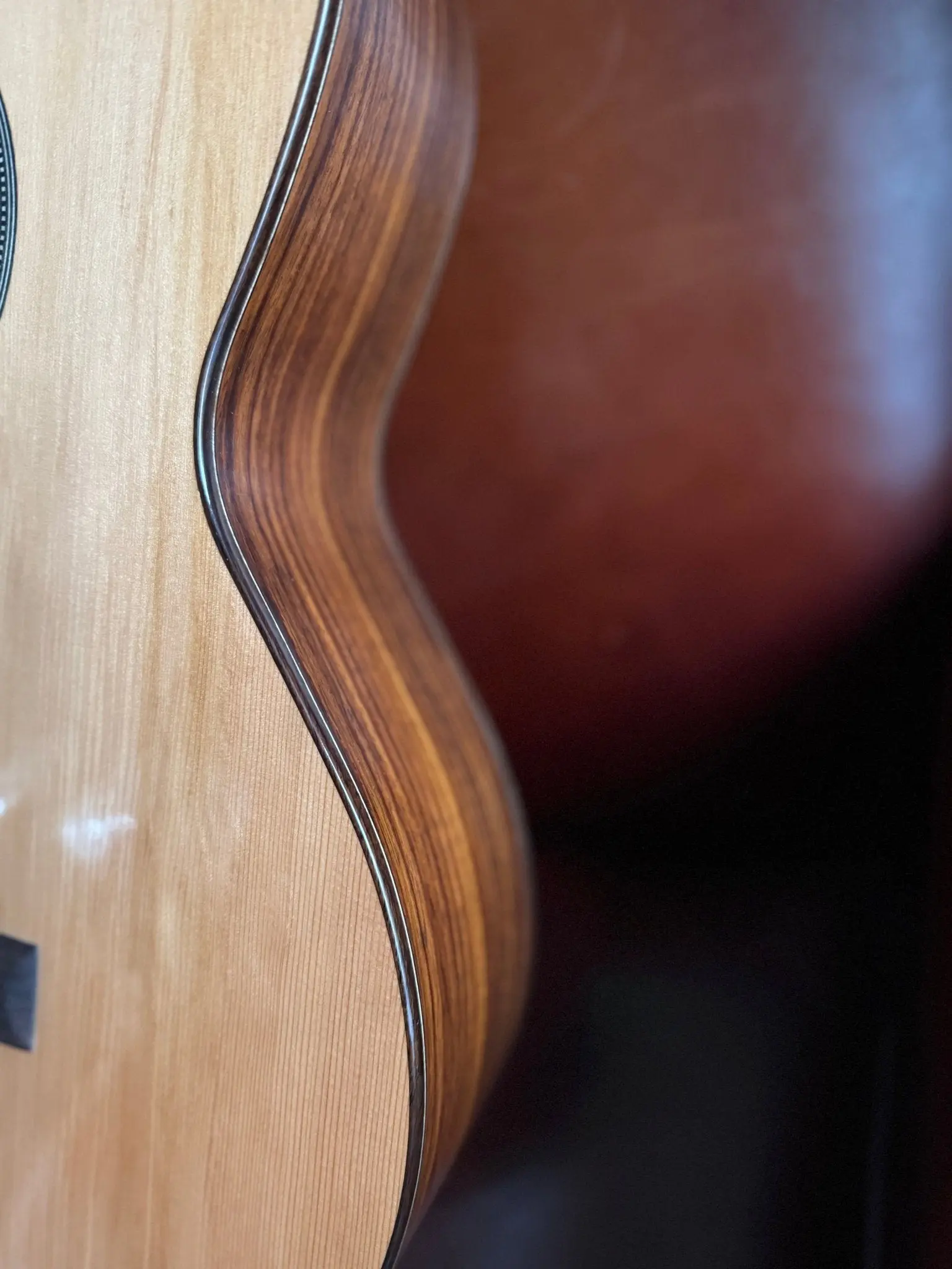Kremona Fiesta F65C-T Solid Red Cedar, Indian Rosewood Veneer Nylon Strung Guitar - Image 6