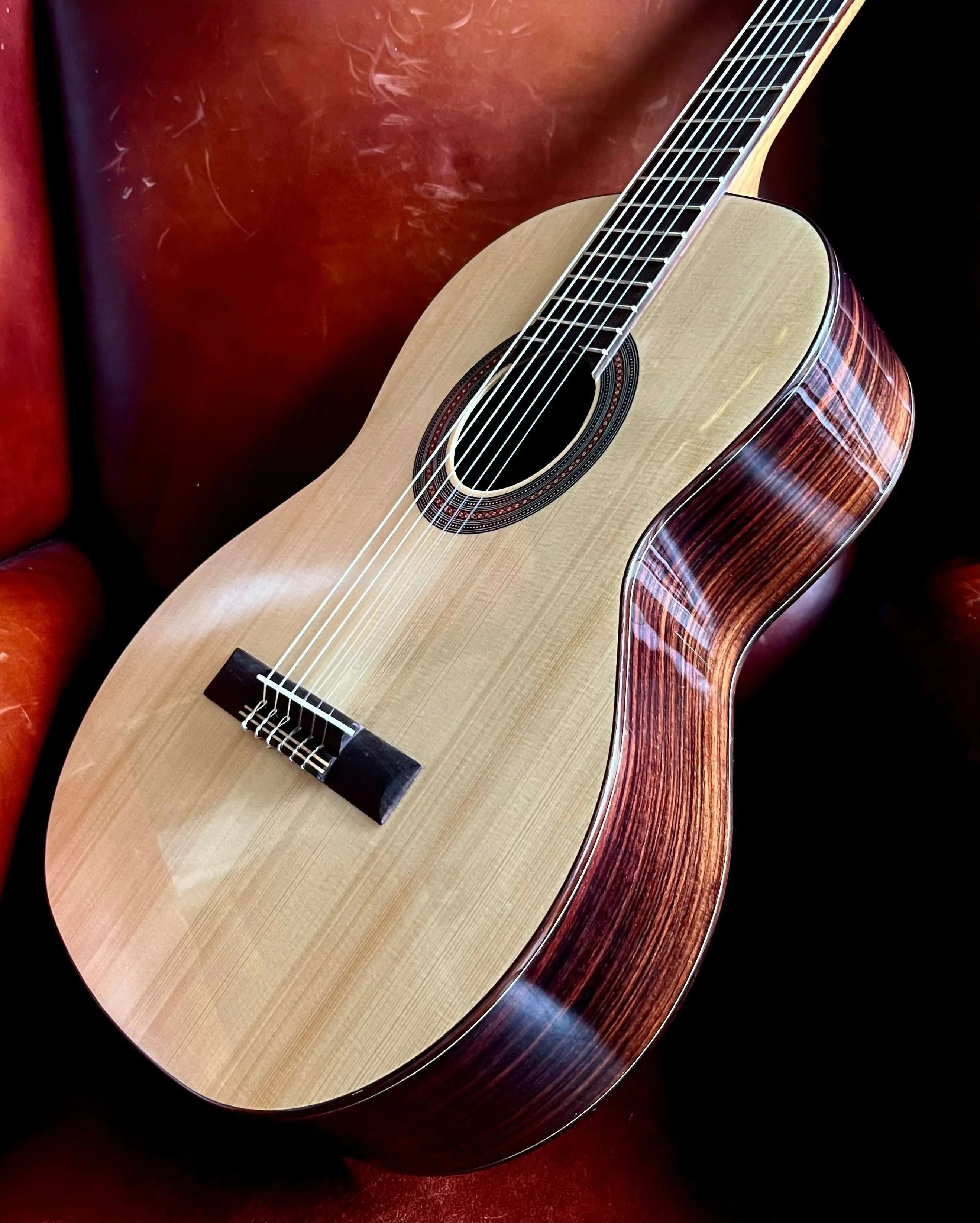 Kremona F65S Solid Spruce, Indian Rosewood Veneer Hand Made Nylon Strung Guitar - Image 19