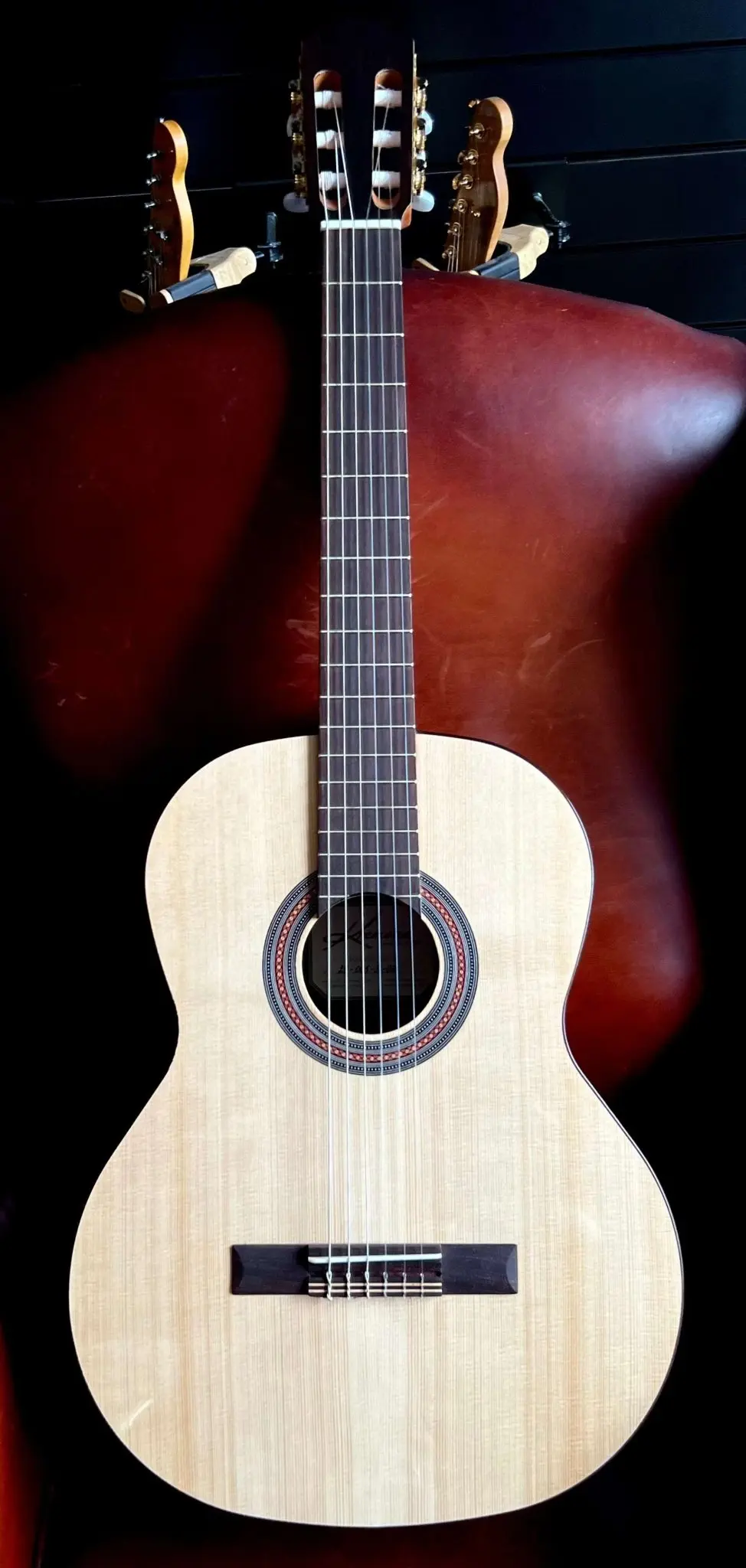 Kremona F65S Solid Spruce, Indian Rosewood Veneer Hand Made Nylon Strung Guitar - Image 7