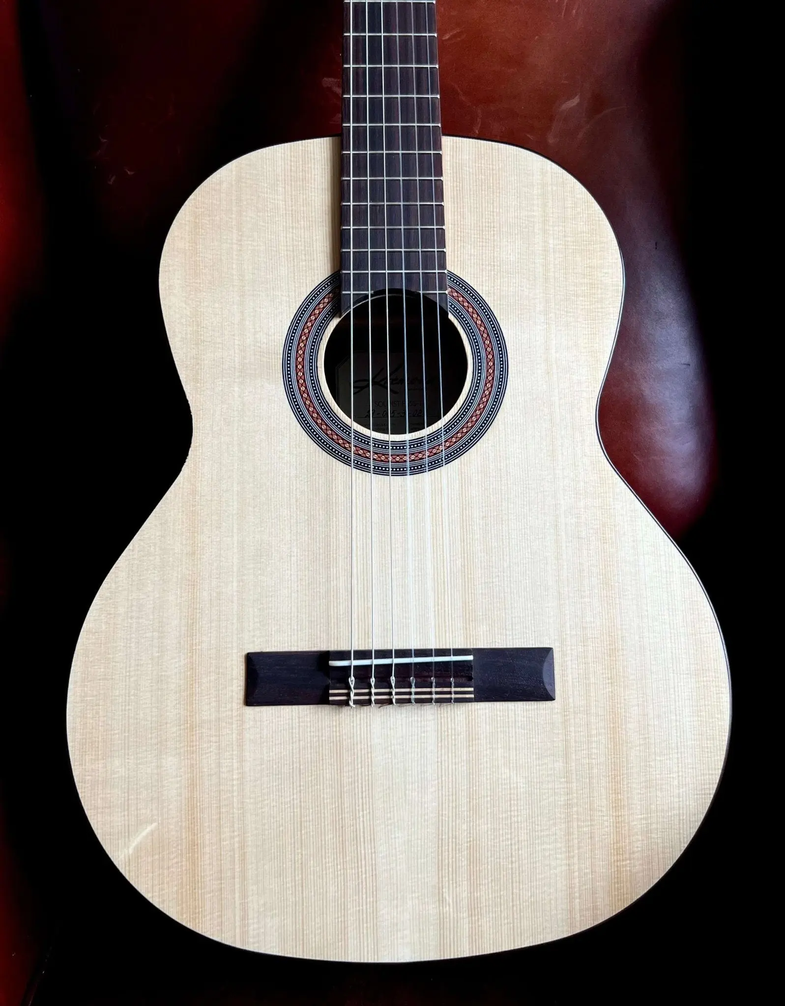 Kremona F65S Solid Spruce, Indian Rosewood Veneer Hand Made Nylon Strung Guitar - Image 9