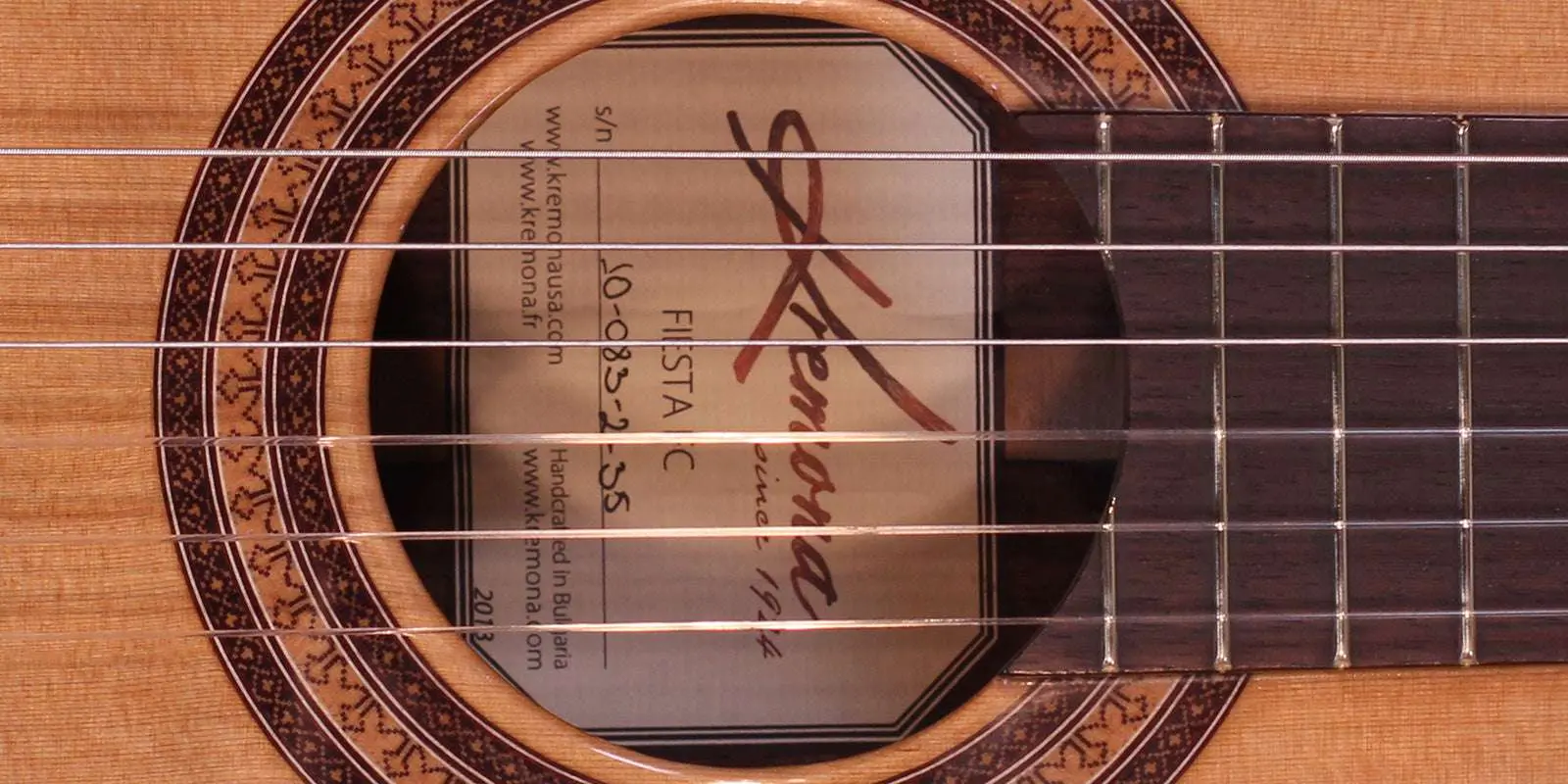 Kremona FIESTA FC, Solid Red Cedar, Solid Indian Rosewood - Image 24