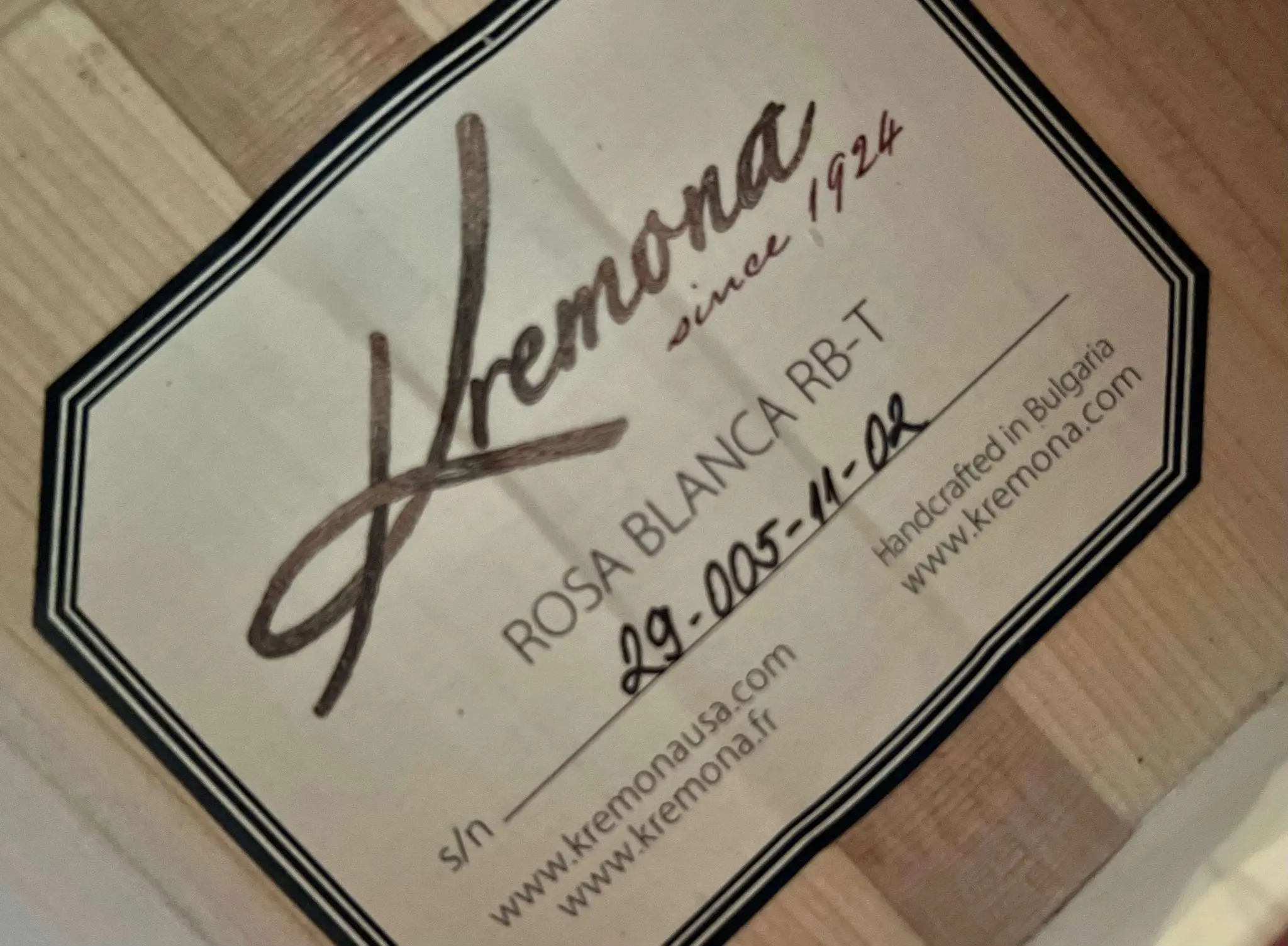 Kremona ROSA BLANCA RB, All Solid Flamenco Guitar.  Stunning - Image 12