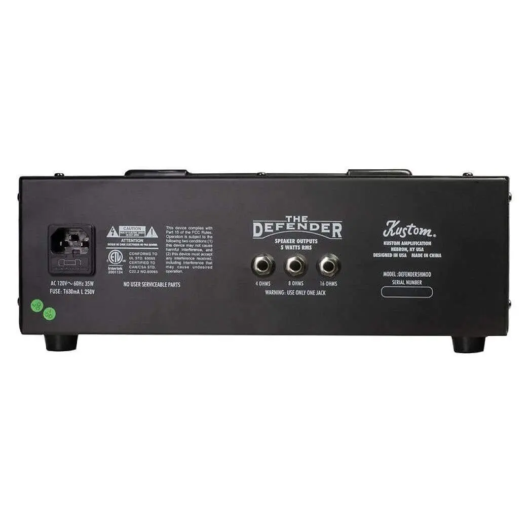 KUSTOM DEFENDER 5H MOD GUITAR HEAD ~ 5W - Image 3