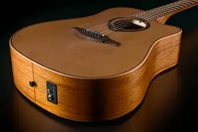 LAG HyVibe 10 H2 - Dreadnought Cutaway Electro Acoustic Guitar - Image 2