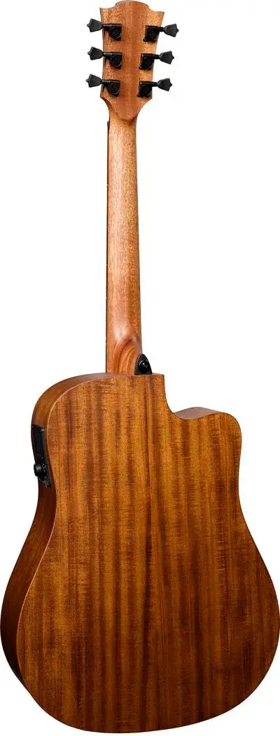 LAG HyVibe 10 H2 - Dreadnought Cutaway Electro Acoustic Left Handed Guitar - Image 6