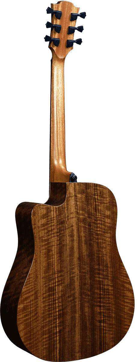 Lag HYVIBE 20 THV20DCE Gloss Finish, Dreadnought, Cutaway - Image 3