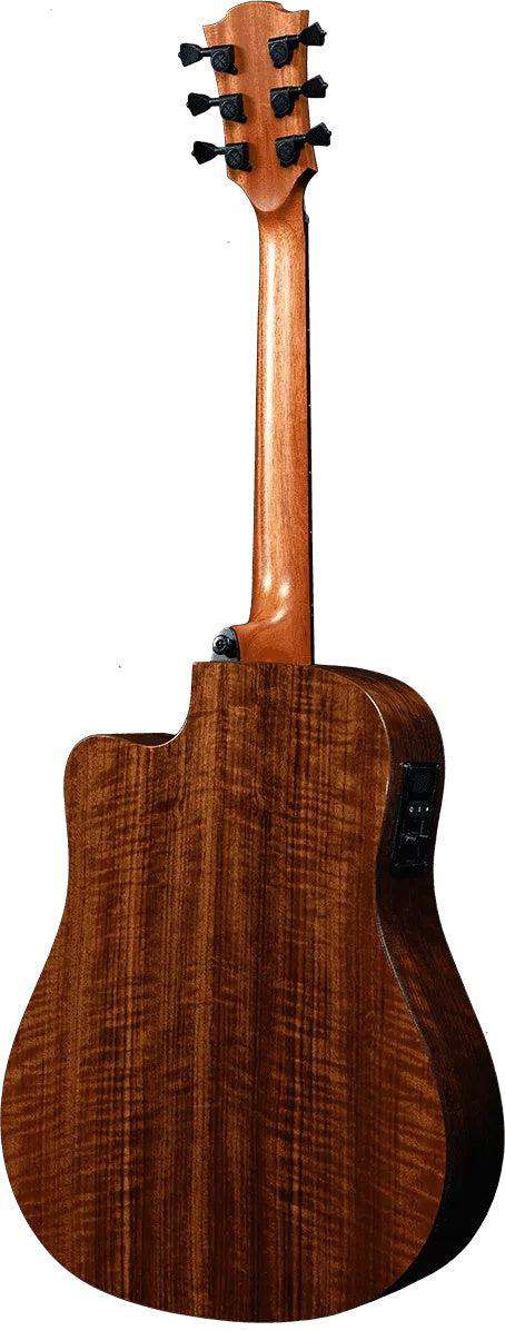 Lag HYVIBE 20 THV20DCE Gloss Finish, Dreadnought, Cutaway - Image 5