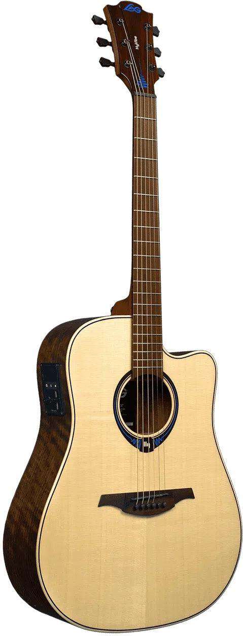 Lag HYVIBE 20 THV20DCE Gloss Finish, Dreadnought, Cutaway - Image 7
