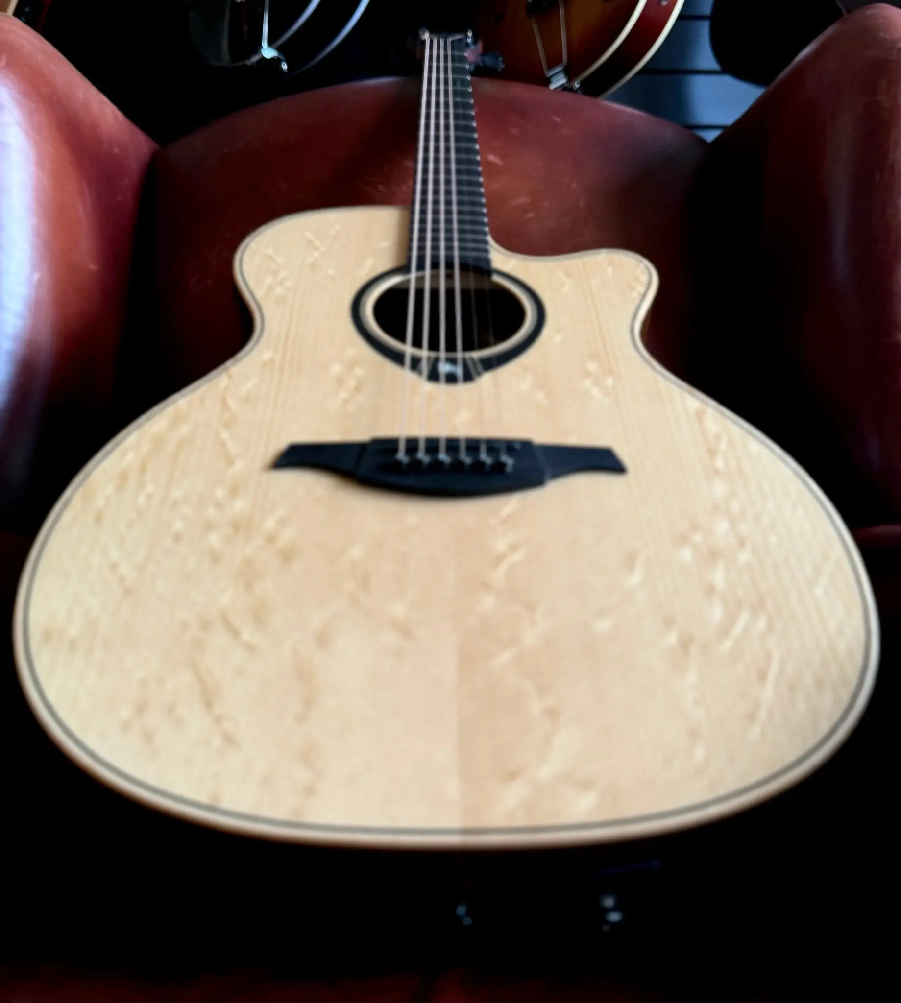 LAG HyVibe 30 H2 - Auditorium Cutaway Electro Acoustic Guitar - Image 24