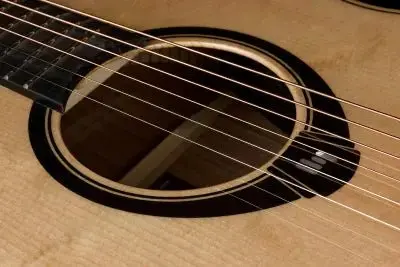 LAG HyVibe 30 H2 - Auditorium Cutaway Electro Acoustic Guitar Left Handed - Image 5
