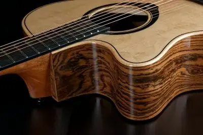 LAG HyVibe 30 H2 - Auditorium Cutaway Electro Acoustic Guitar Left Handed - Image 7