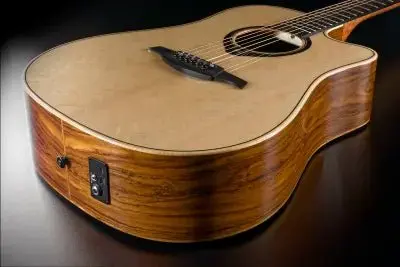 LAG HyVibe 30 H2 - Dreadnought Cutaway Electro Acoustic Guitar - Image 2