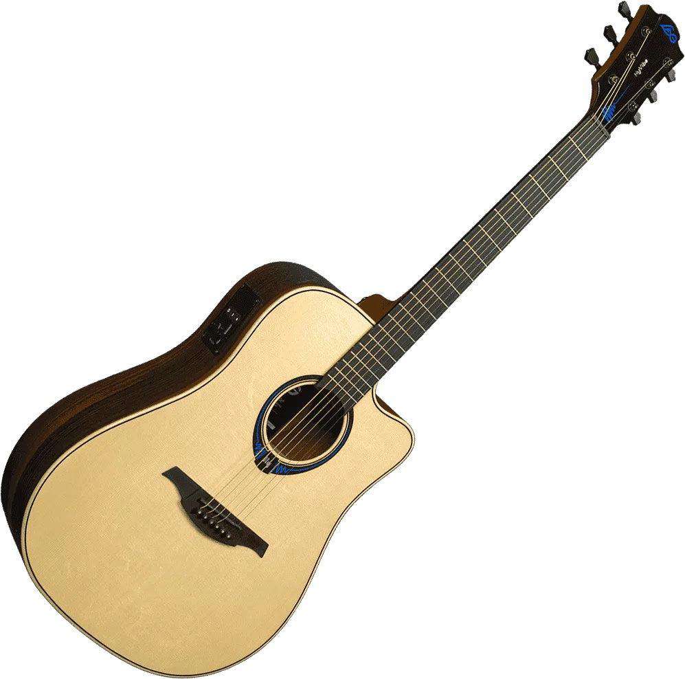 Lag HYVIBE 30 THV30DCE  CUTAWAY Smart Guitar, GLOSSY,Inc Case - Image 6