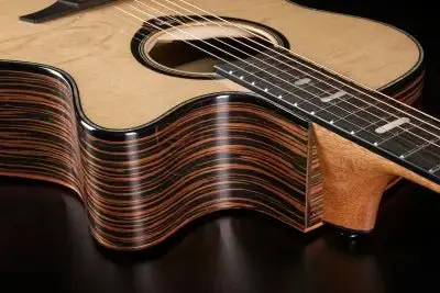 LAG HyVibe 50 H2 - Grand Auditorium Cutaway Electro Acoustic Smart Guitar - Image 6
