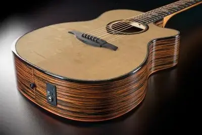 LAG HyVibe 50 H2 - Grand Auditorium Cutaway Electro Acoustic Smart Guitar - Image 8