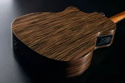 LAG HyVibe 50 H2 - Nylon Strung Auditorium Cutaway Electro Acoustic Smart Guitar - Image 5