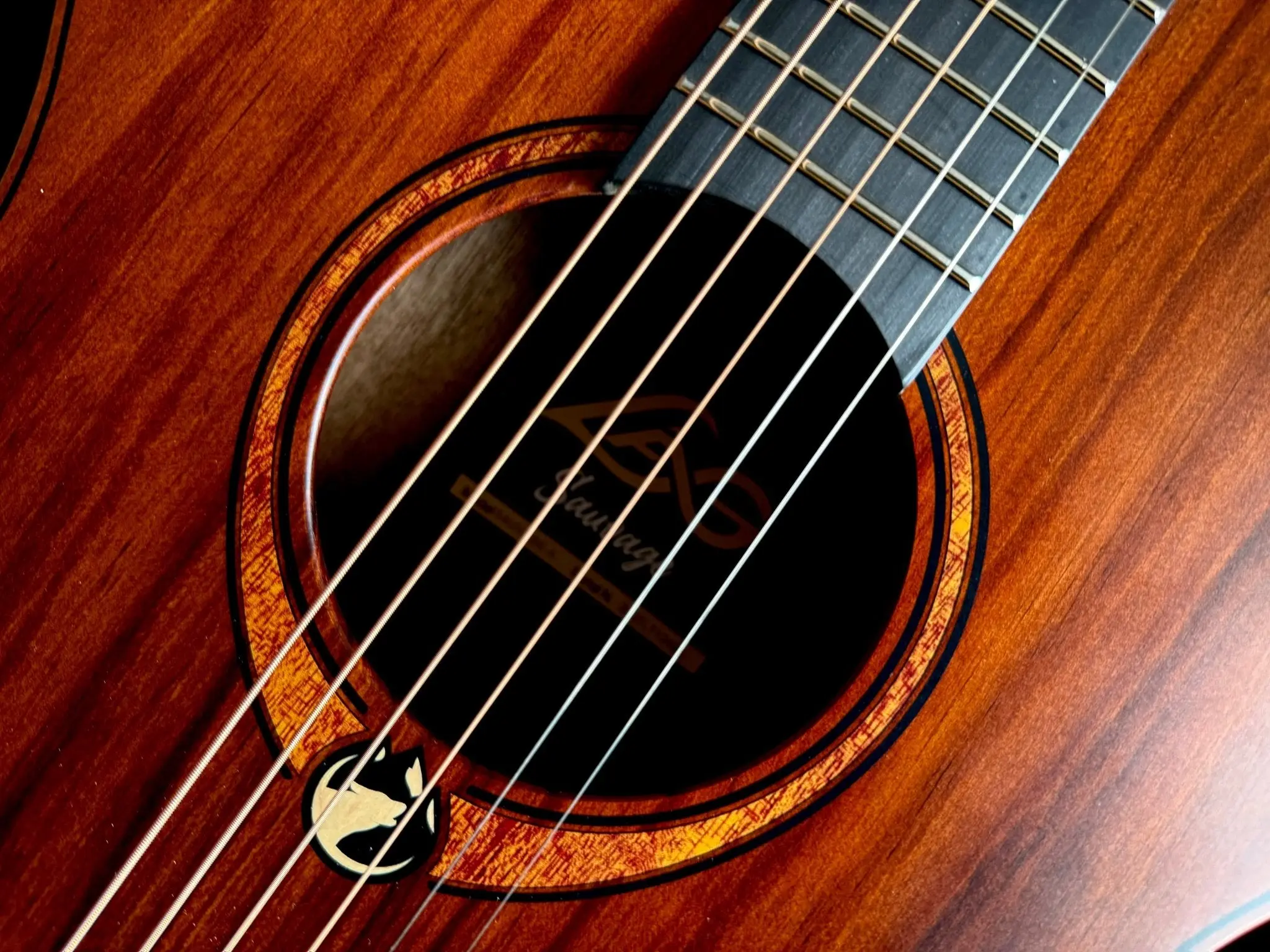 LAG Sauvage Auditorium Acoustic Guitar - Image 11