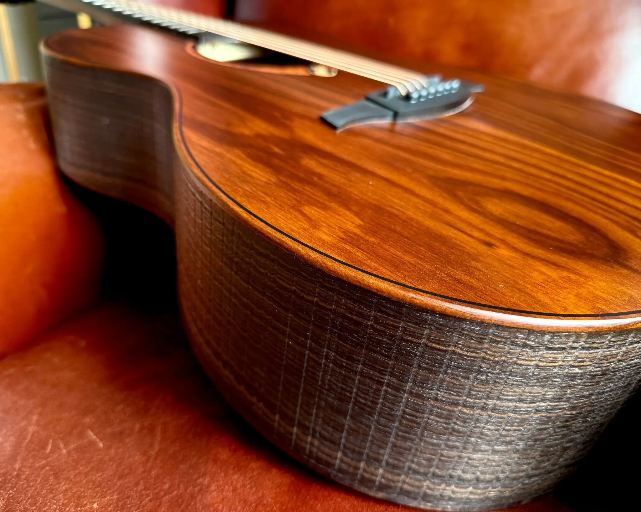 LAG Sauvage Auditorium Acoustic Guitar - Image 13