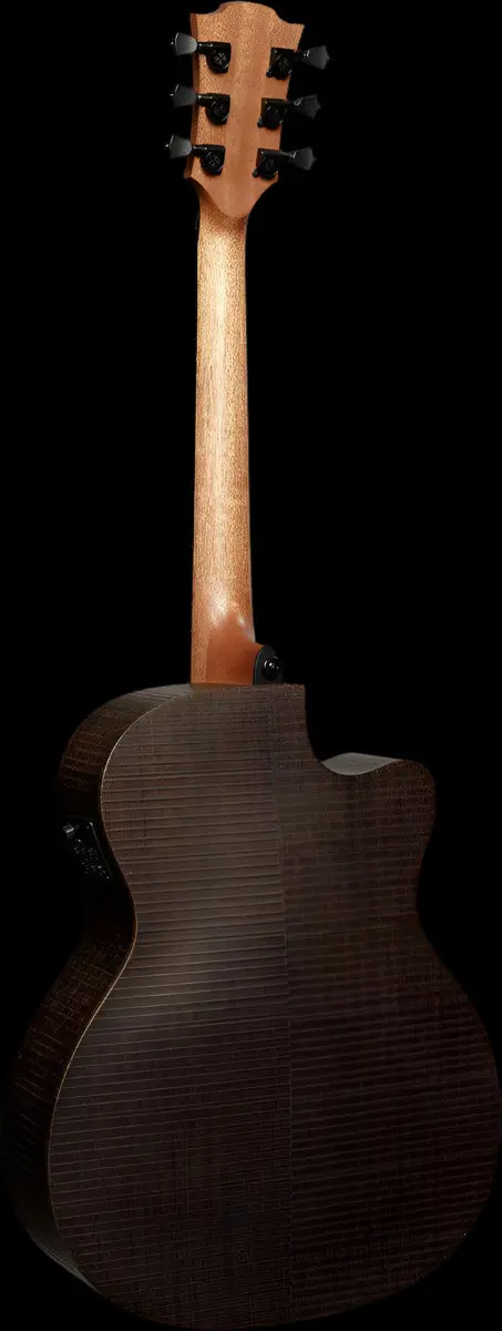 LAG Sauvage Auditorium Left-Handed Cutaway Electro Acoustic Guitar - Image 2