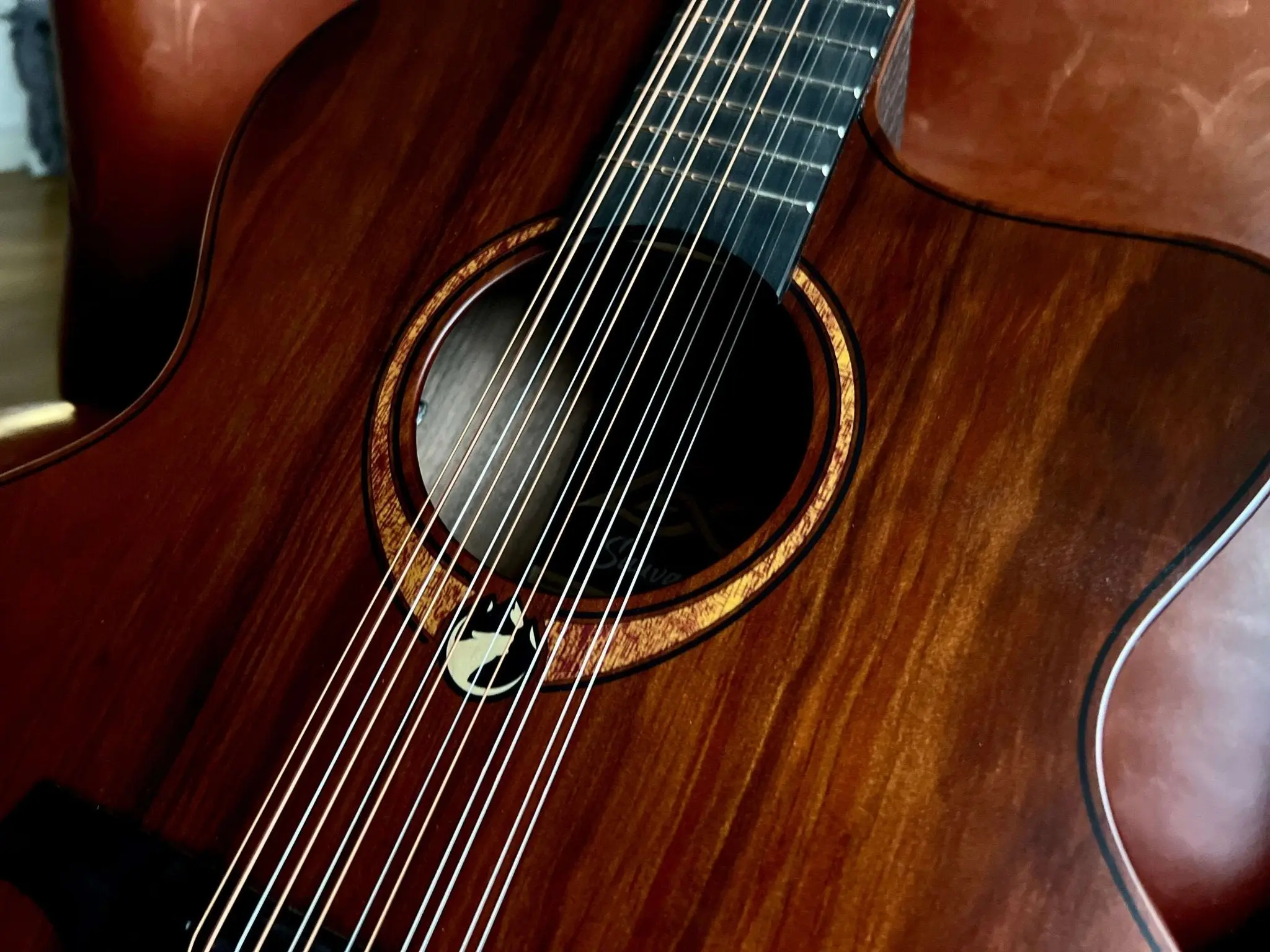 LAG Sauvage Jumbo 12 Strings Cutaway Acoustic-Electric - Image 11