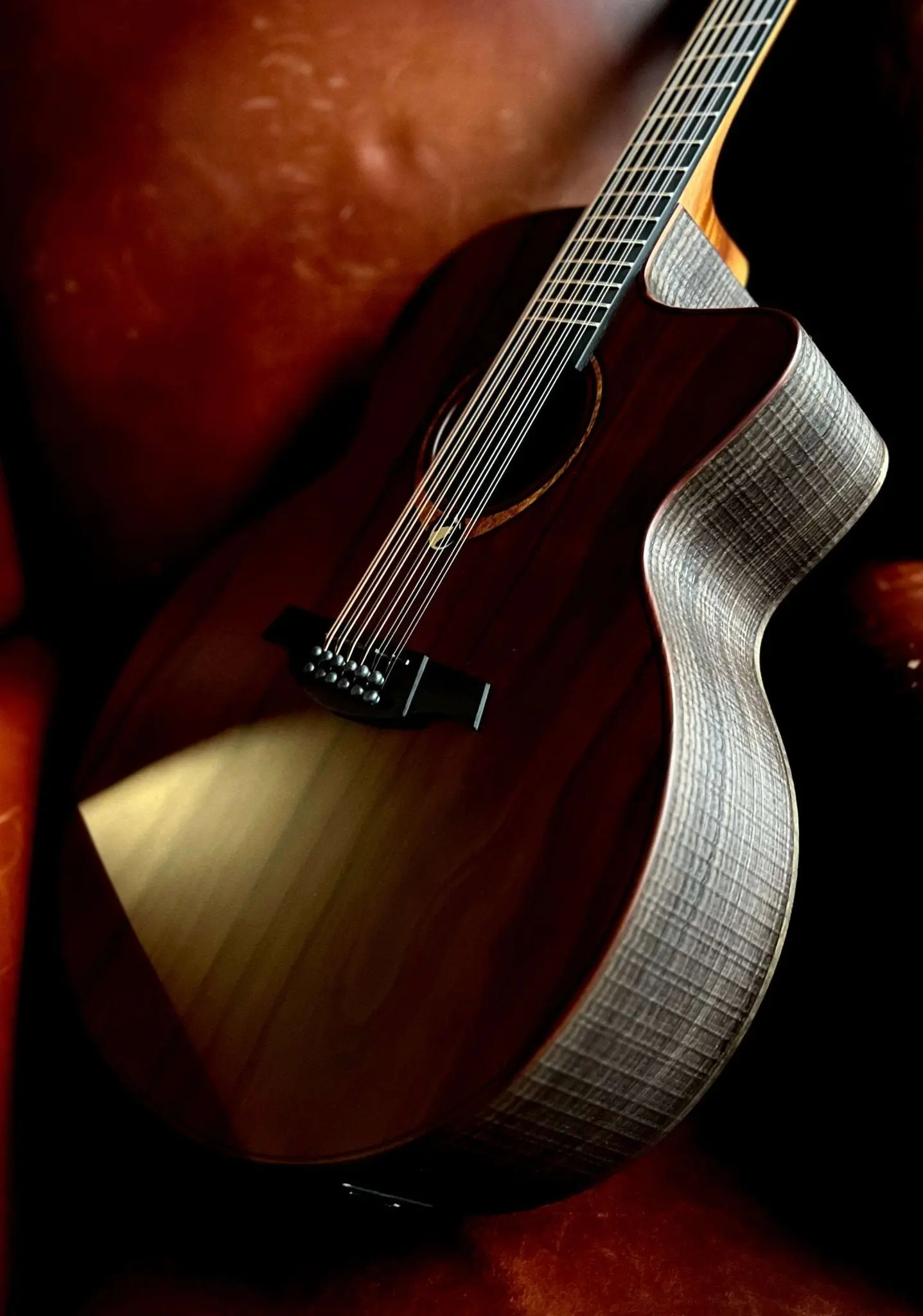 LAG Sauvage Jumbo 12 Strings Cutaway Acoustic-Electric - Image 16