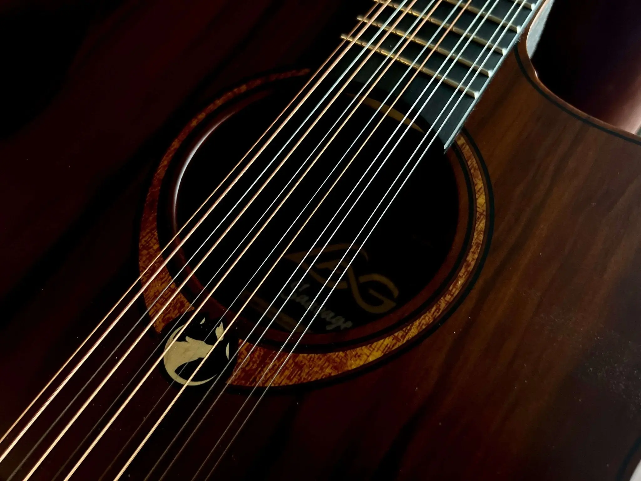 LAG Sauvage Jumbo 12 Strings Cutaway Acoustic-Electric - Image 3