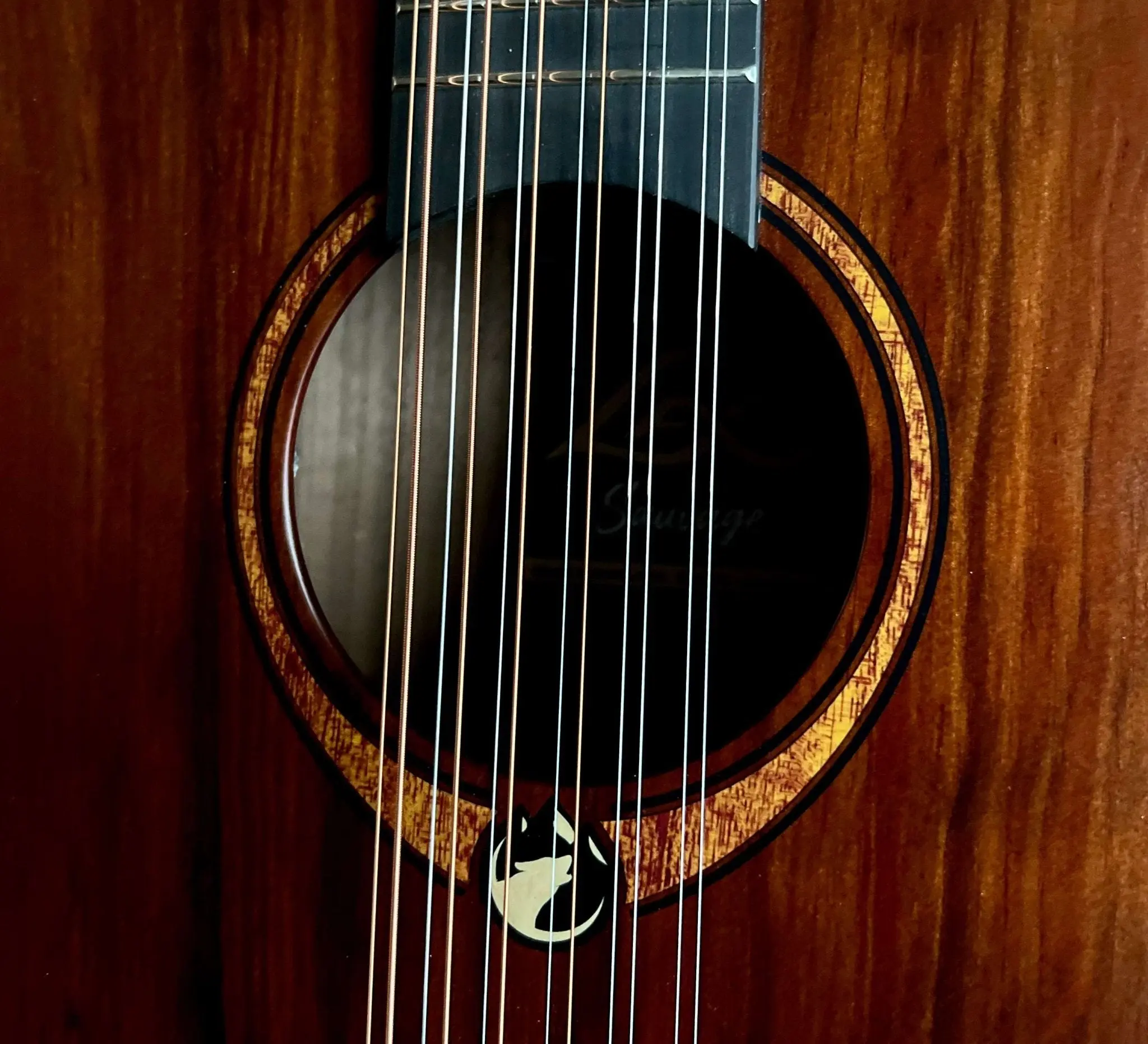 LAG Sauvage Jumbo 12 Strings Cutaway Acoustic-Electric - Image 9