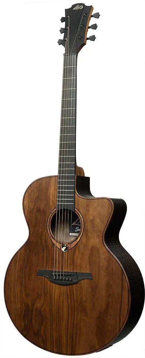 LAG Sauvage Jumbo Cutaway Acoustic-Electric - Image 6