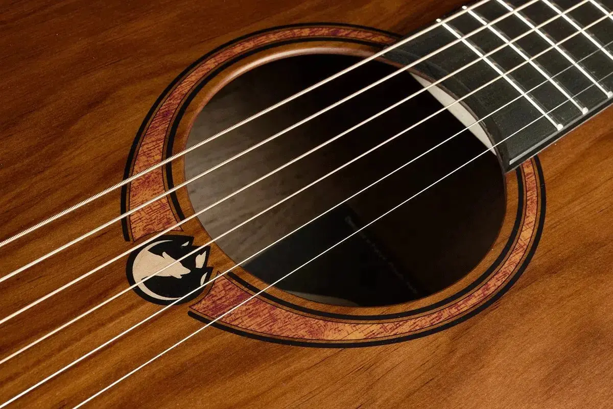 LAG Sauvage Jumbo Cutaway Acoustic-Electric - Image 9
