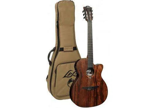 LAG Sauvage Nylon Auditorium Slim Cutaway Electro Acoustic - Image 3