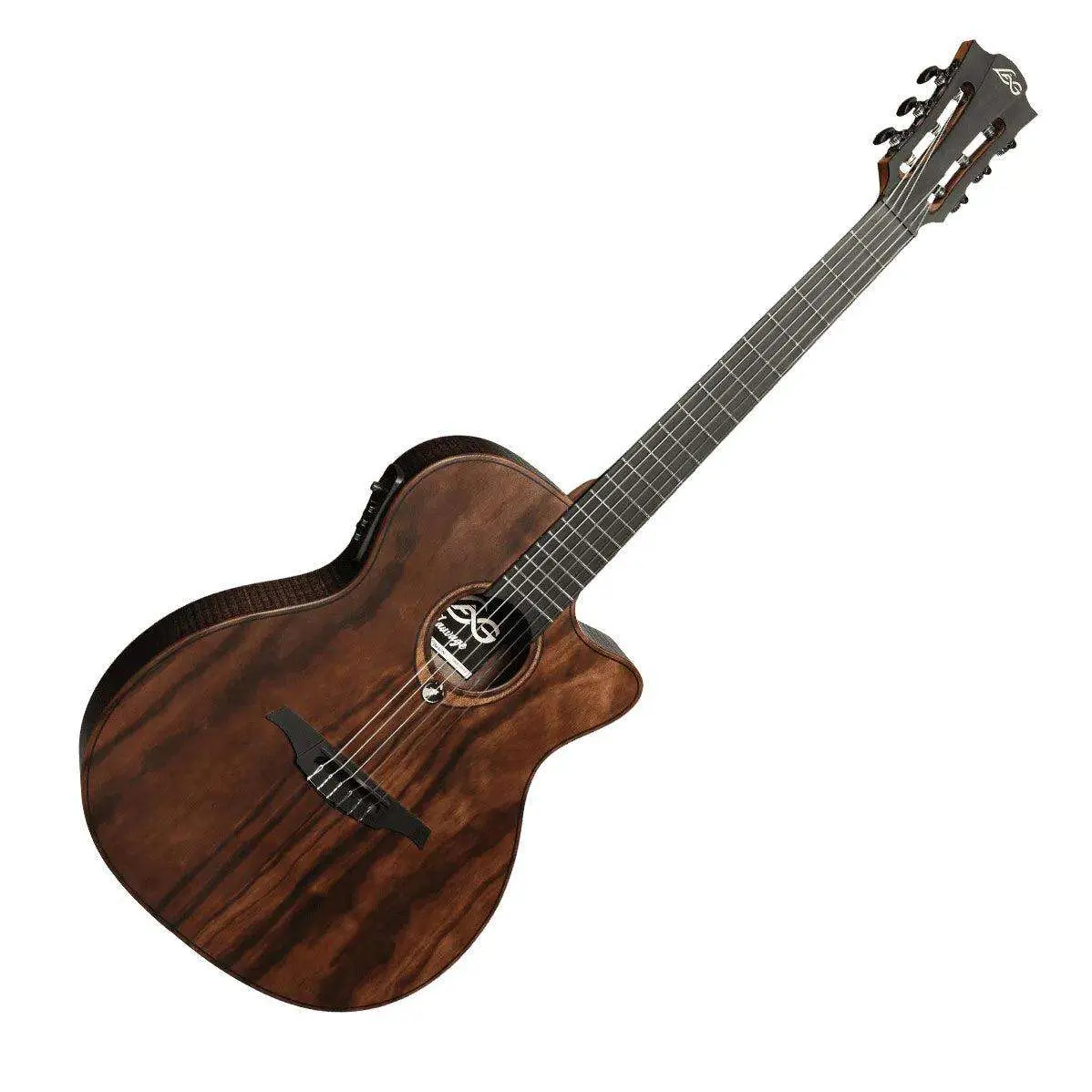 LAG Sauvage Nylon Auditorium Slim Cutaway Electro Acoustic - Image 5