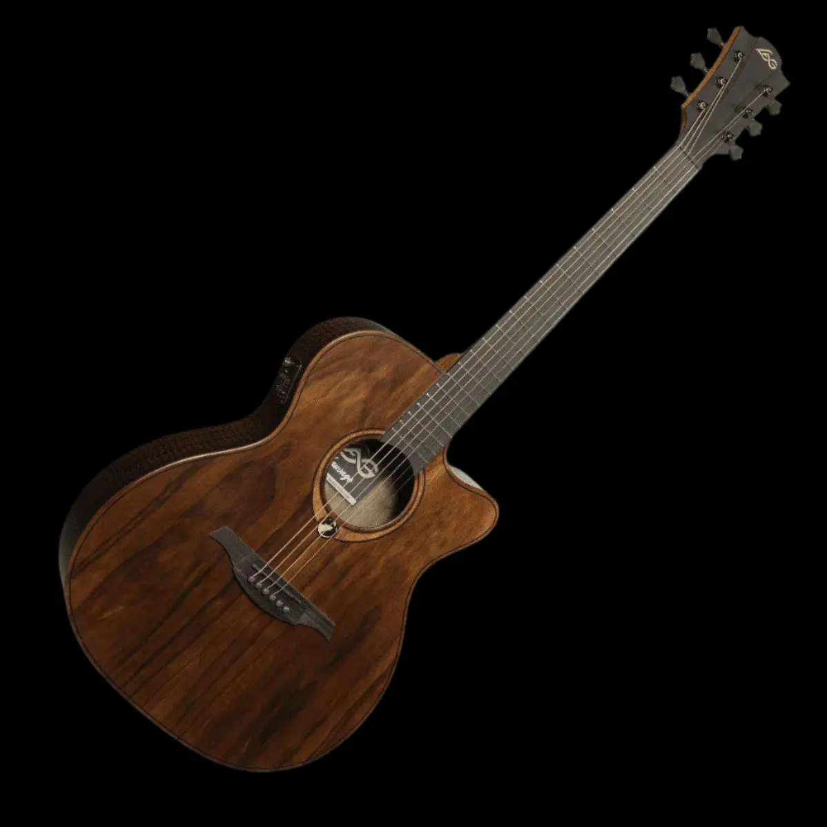 LAG Sauvage Ace Grand Auditorium Electro Acoustic Guitar - Image 4