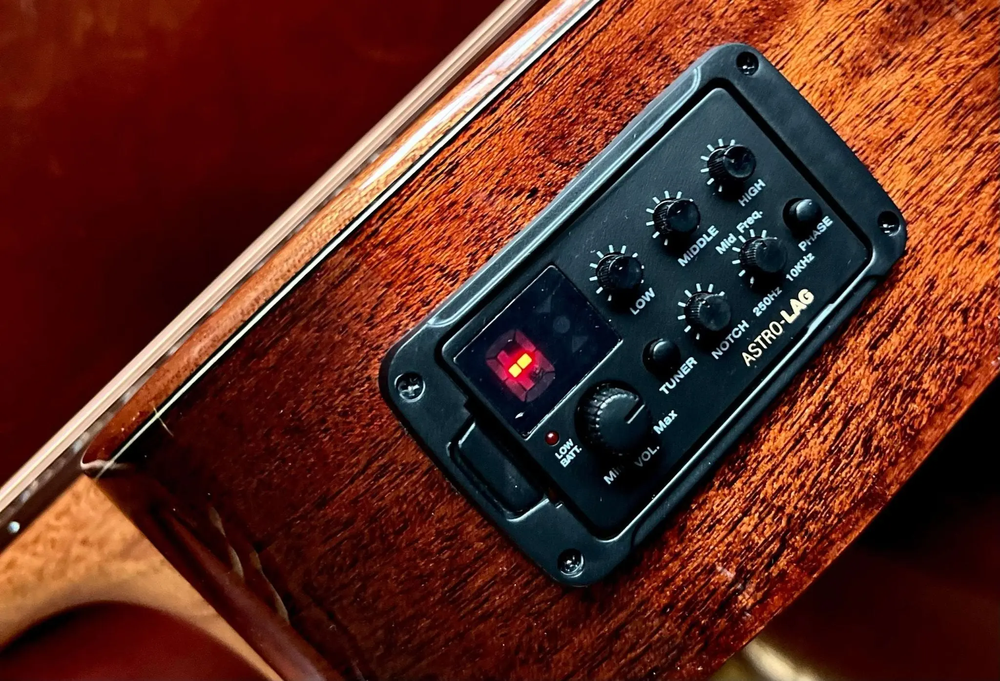 LAG T118ABCE-BRS Special Edition With Bevel.  Exuisite Luxury Electro Acoustic Guitar - Image 13