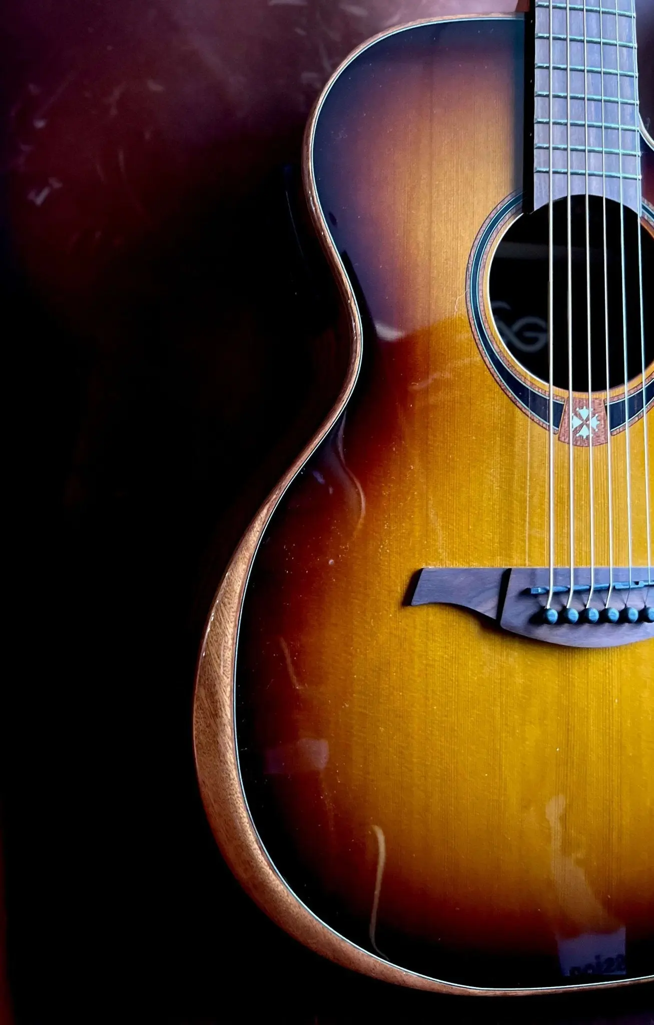 LAG T118ABCE-BRS Special Edition With Bevel.  Exuisite Luxury Electro Acoustic Guitar - Image 16
