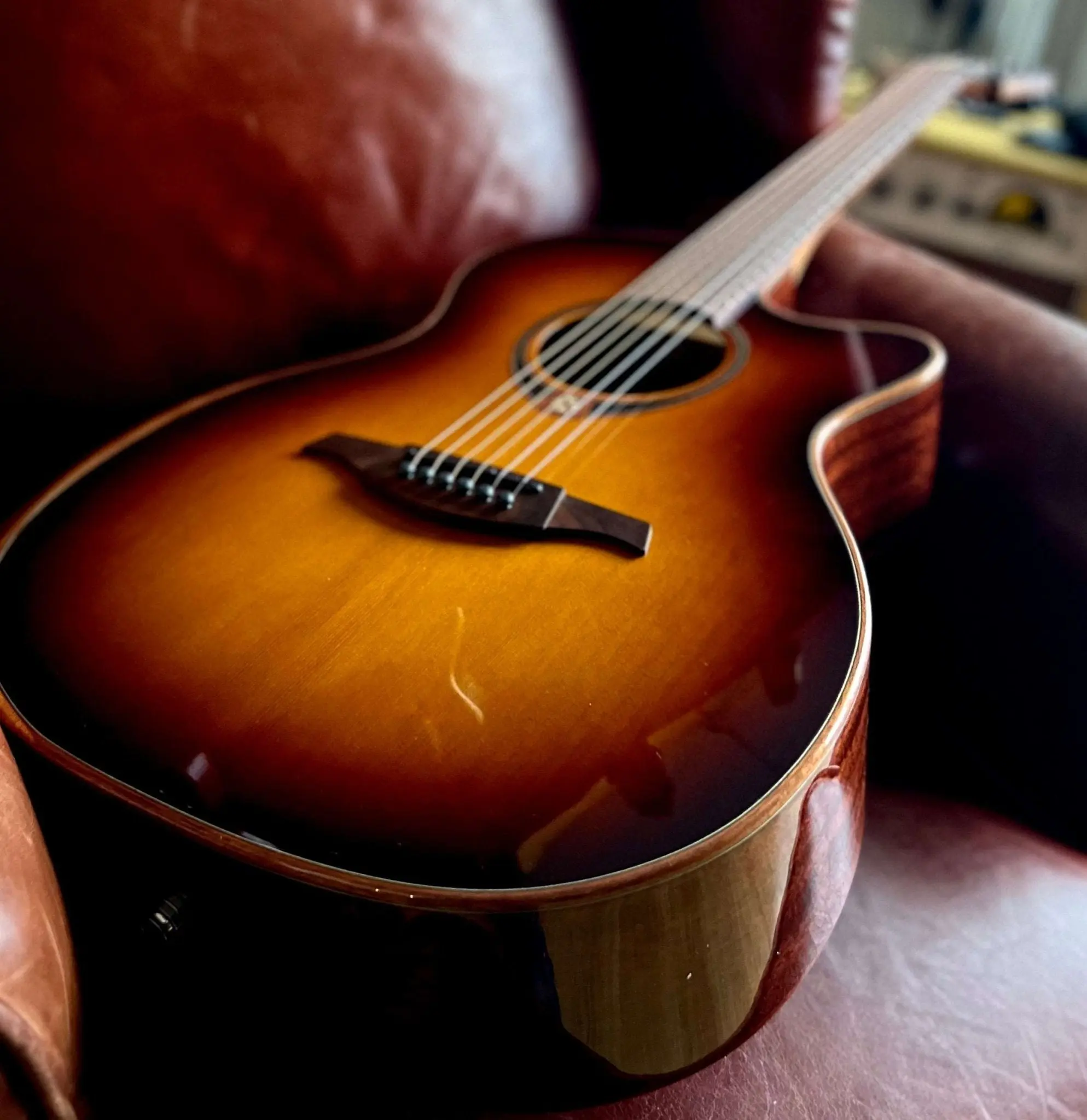 LAG T118ABCE-BRS Special Edition With Bevel.  Exuisite Luxury Electro Acoustic Guitar - Image 24