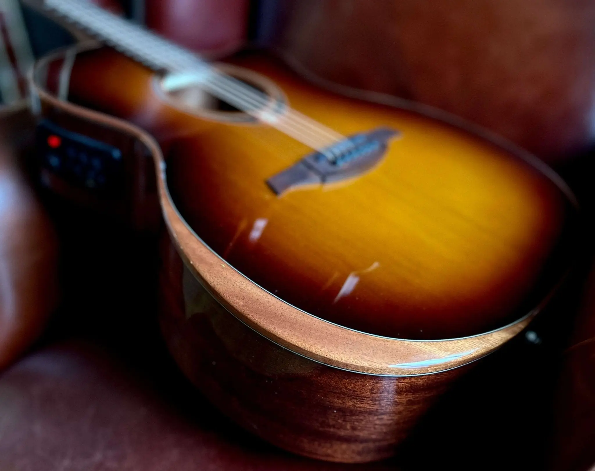 LAG T118ABCE-BRS Special Edition With Bevel.  Exuisite Luxury Electro Acoustic Guitar - Image 27