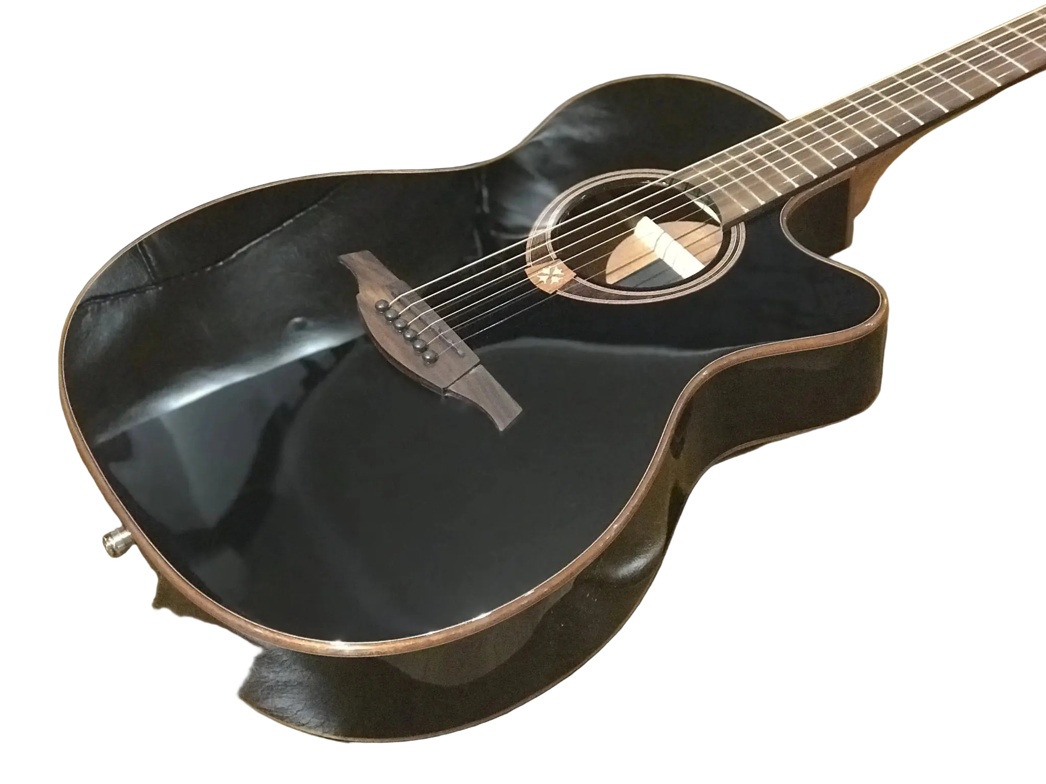 LAG TRAMONTANE 118 T118ASCE-BLK AUDITORIUM SLIM CUTAWAY ELECTRO BLACK - Image 10