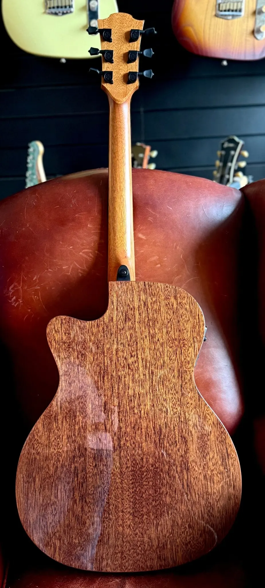 LAG TRAMONTANE 118 T118ASCE-BRS AUDITORIUM SLIM CUT ELECTRO BROWN SHADOWw' £225 Custom Pro Setup Package Included - Image 15