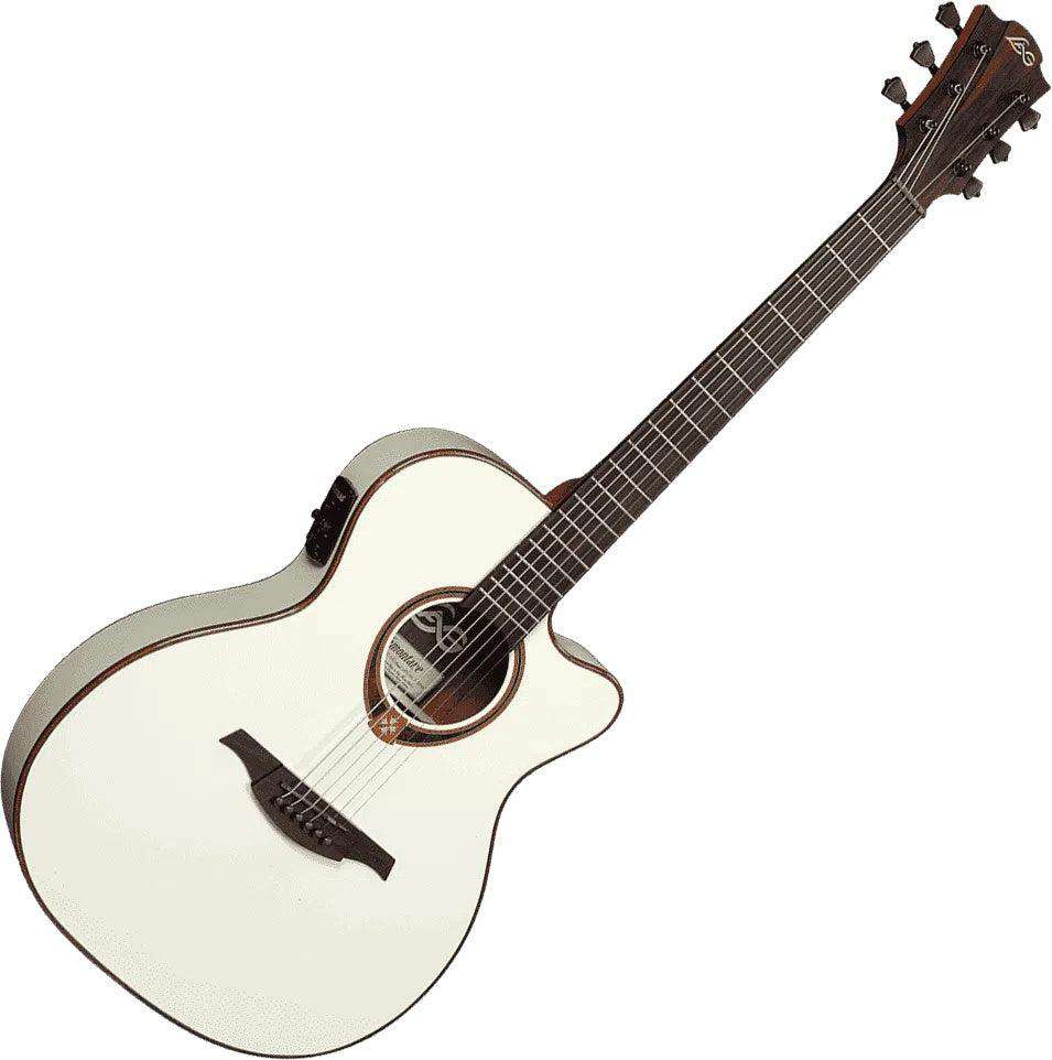LAG T118 ASCE ivory Grand Auditorium Slimline Electro - Image 20