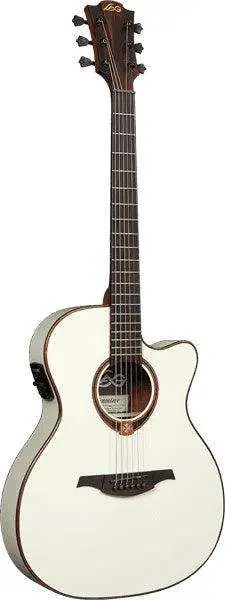 LAG T118 ASCE ivory Grand Auditorium Slimline Electro - Image 21